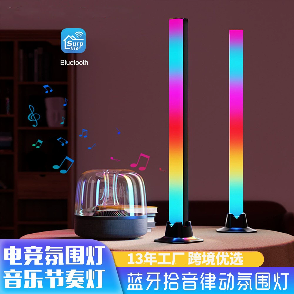 Настольный RGB атмосферный свет Bluetooth фантомный ритм-лампа, электрическая «клык», музыкальный спектр, декоративная подсветка, инфракрасный пульт