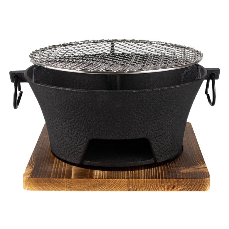 Outdoor Camping Stove Tea Heating Stove Cast Iron Carbon Stove Camping Charcoal Grill Barbecue Hot Pot Carbon Stove
