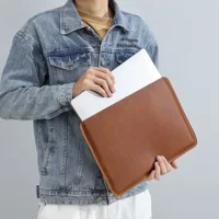 Кожаная сумка для компьютера ipad внутренняя желчь горизонтальная вертикальная 13,3 дюйма 14,2 дюйма первого слоя из кожи плоская защитная кожаная чехол
