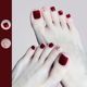 13 wine red +26 Star Light + bright oil + nail remover