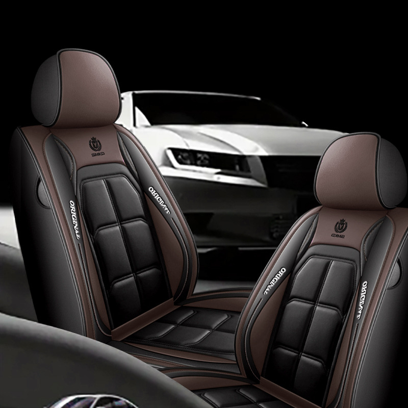 Cross-Border Foreign Trade Amazon All-Inclusive Seat Cover Full Leather Abs Car Seat Cushion Main and Passenger Seat Cover Four-Season Universal Cushion