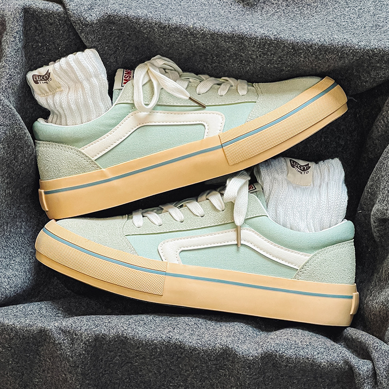 Zapatos de Lona Otoño 2024 para Hombre, Zapatillas Deportivas Casuales, Zapatos de Hombre Simples y Versátiles, Zapatos Vulcanizados de Moda