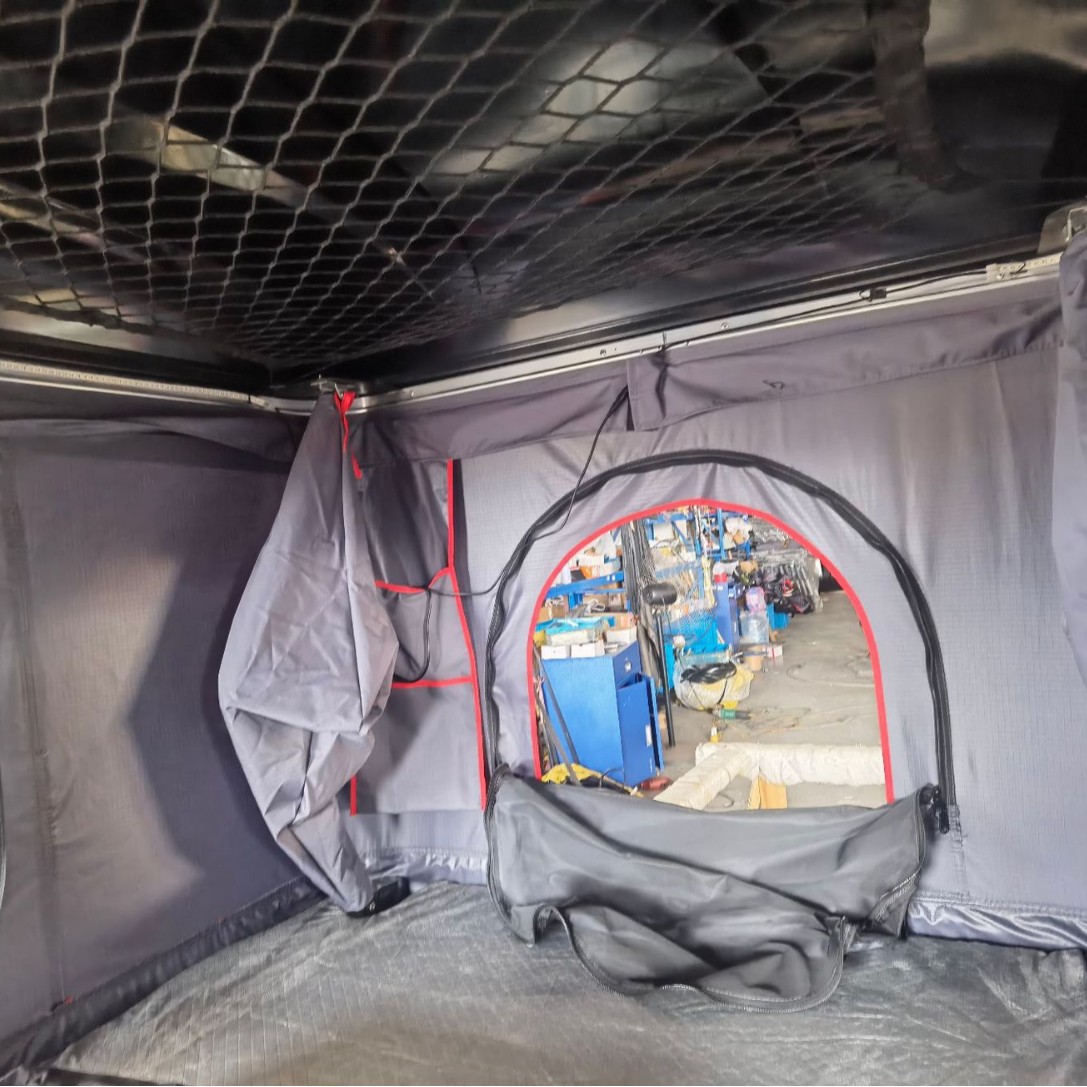 Elevación automática de plástico de plástico de absorción de plástico camping al aire libre lluvia protección solar helicóptero techo de carpa