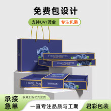 蓝莓包装盒送礼超市包装礼盒高级精致礼品盒手提袋厂家批发现货