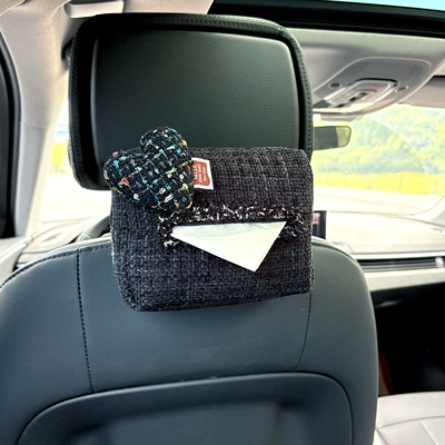 Car tissue box/set Tissue Box for Home and - black-xiaoxiang-love-xiaoxiang-style-tissue-paper-black