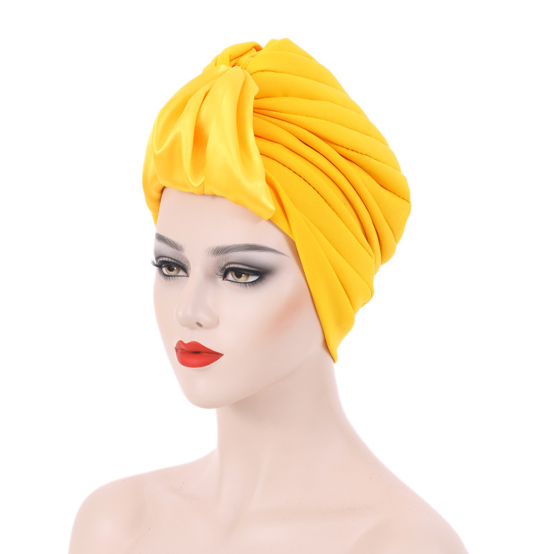 Muslim hat Air layer color butyl bract cap African turban cap_viptrois.com