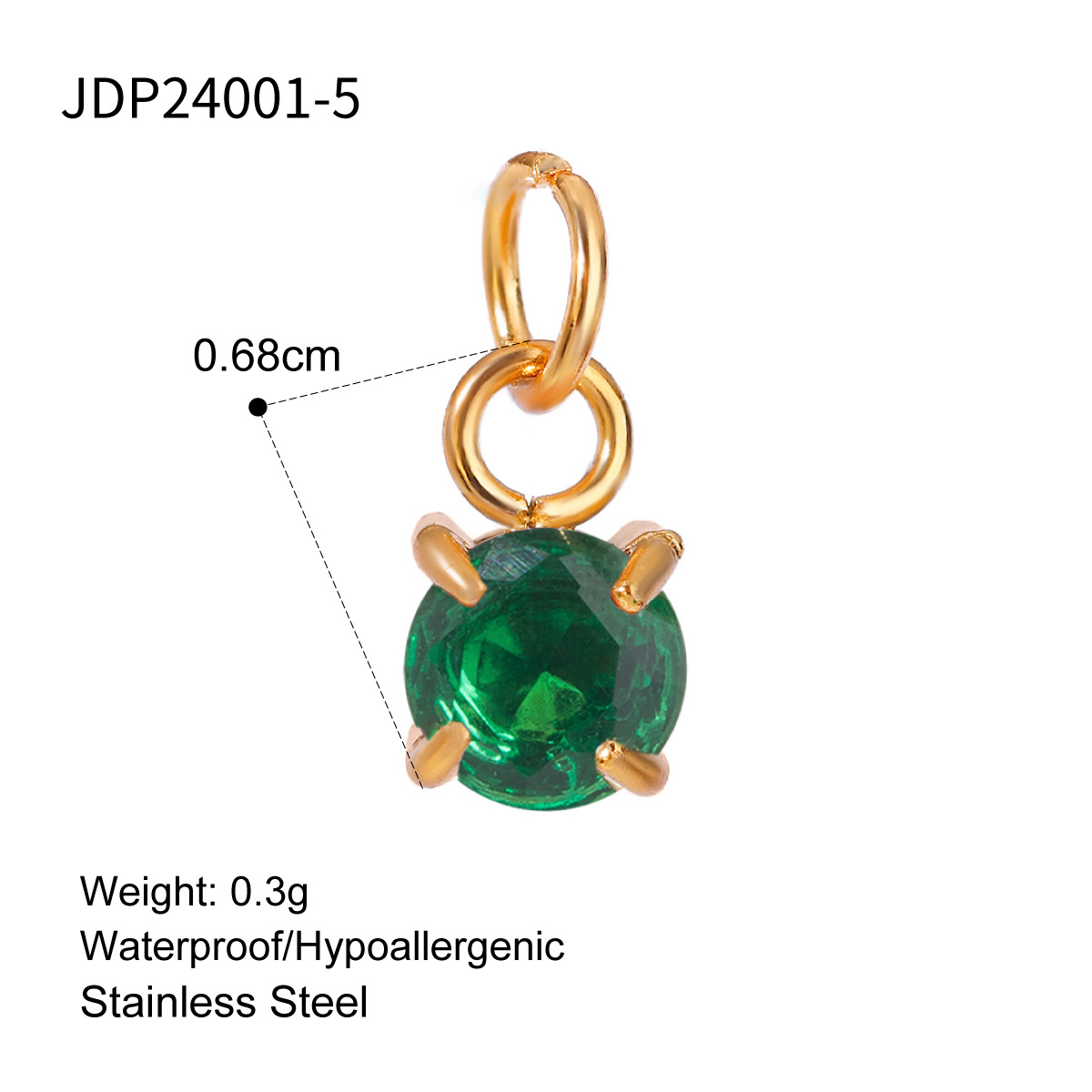 Europa y los Estados Unidos transfronterizos inswind moda exquisita 18k oro acero inoxidable diciembre joyería accesorios joyería al por mayor image 14