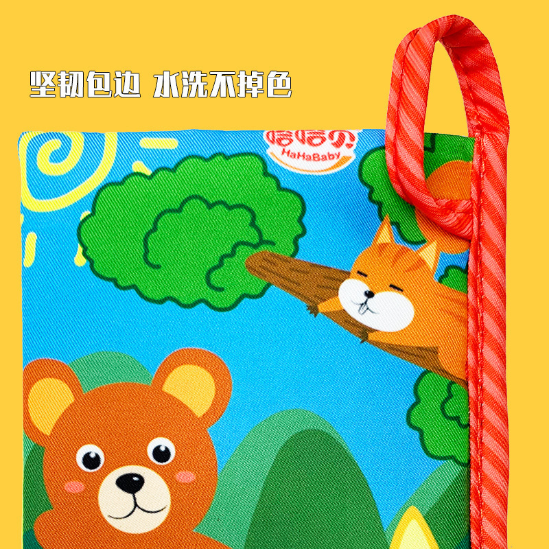 La cola del bebé libro de tela a prueba de desgarros infantil tridimensional libro de tela educación temprana juguetes educativos bebé 0-1 años Juguetes