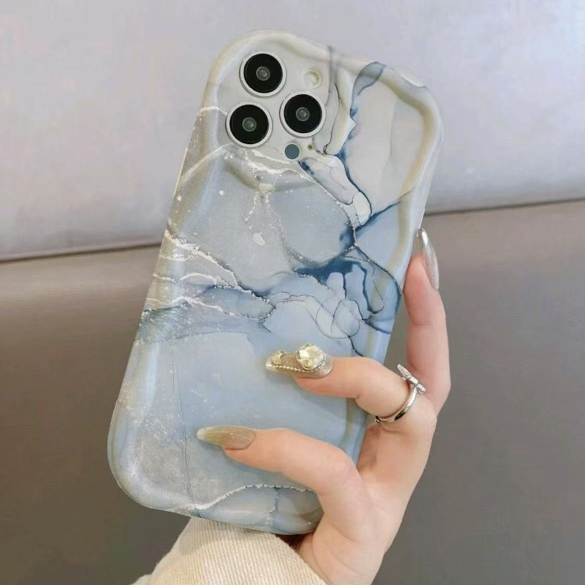 Nuevo estilo transfronterizo aplicable iPhone 15promax funda para teléfono móvil Apple 16 anti-caída 14pro Japón y Corea del Sur 13/12 personalidad