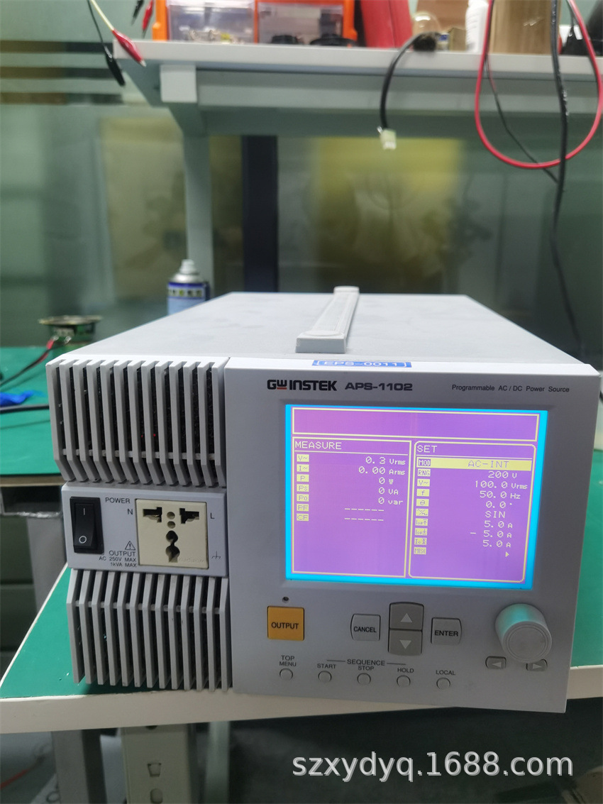 APS-1102 变频电源 AC DC电源 1000W 交直流电源 回收二手固纬