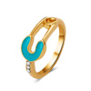 Brand fashionable cream small design ring