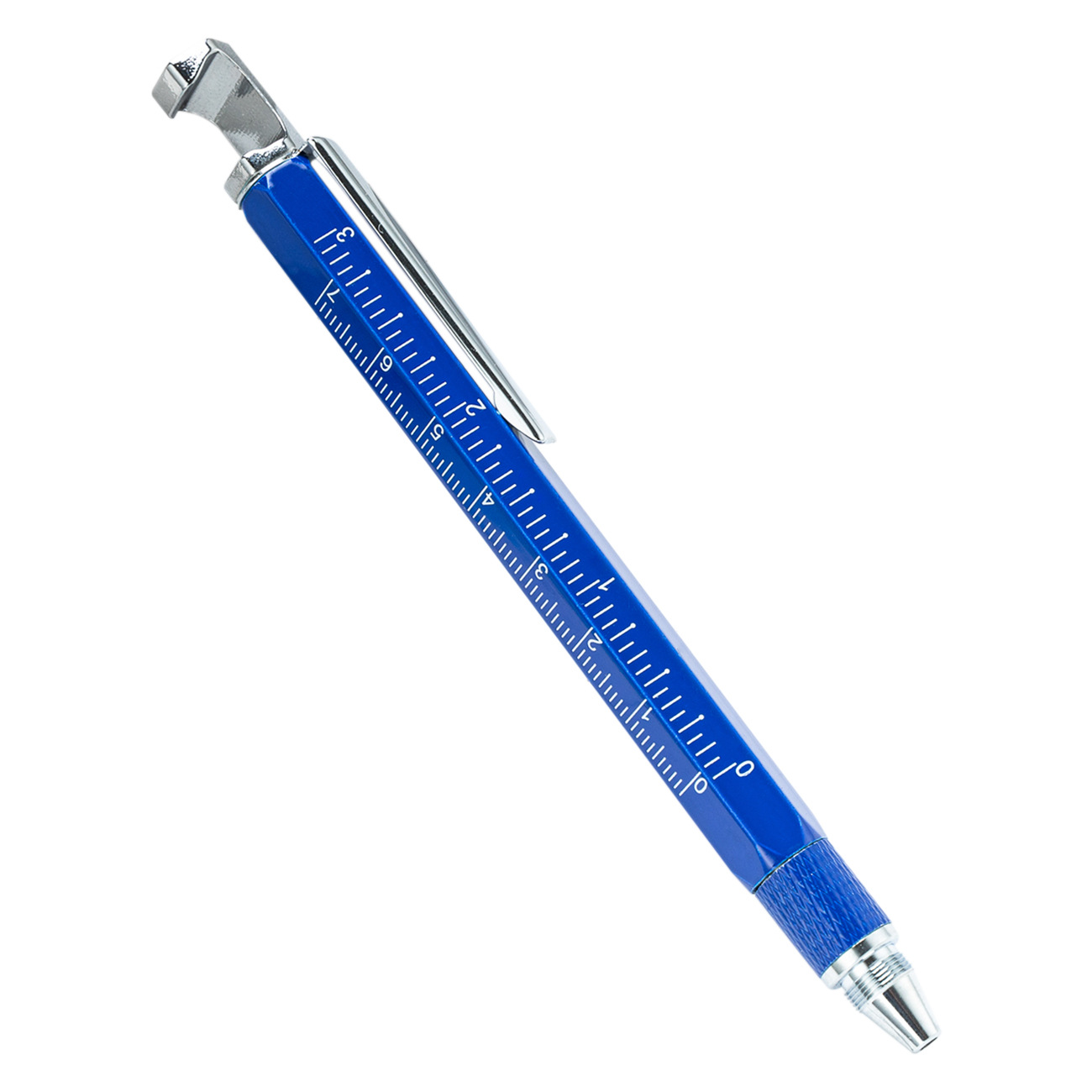 soporte de teléfono móvil abertura de botellas herramienta lápiz multifuncional siete en uno escala lápiz de pantalla táctil doble cabeza destornillador lápiz de bola