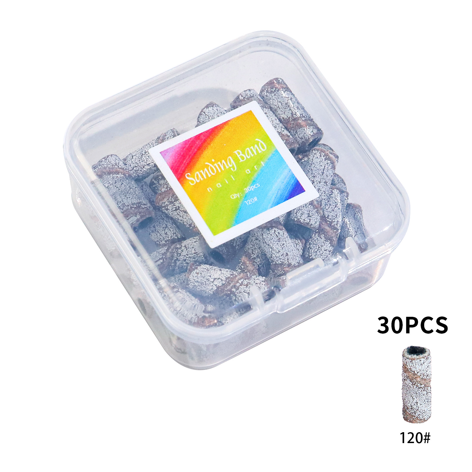 Anillo de arena de 3,1mm 120 #30PCs