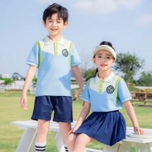 小学生校服夏季运动套装儿童装班服幼儿园园服入园班服老师服批发