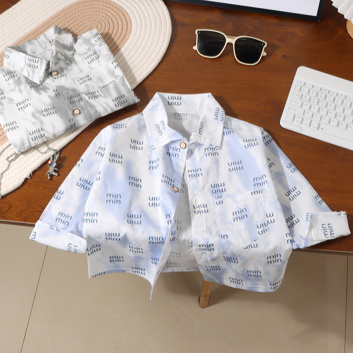 Camisas de algodón para niños primavera y otoño camisa de manga larga para bebés primavera para niños chaqueta de moda guapo