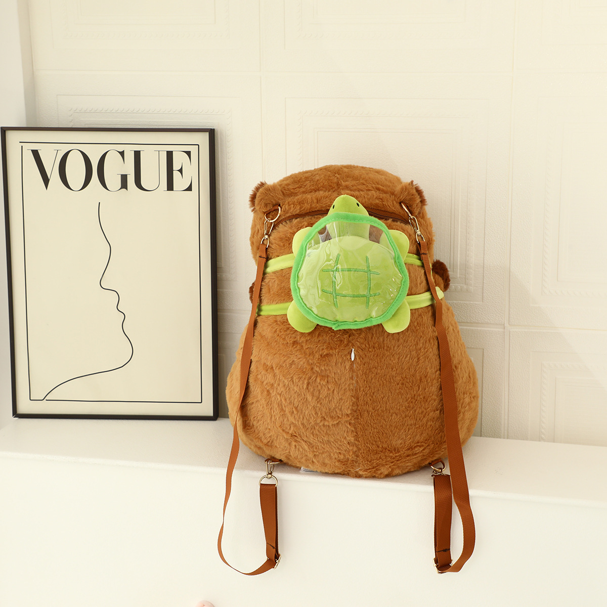 Caricaturas lindos animales Dolphin capibara muñeca mochila manta manta manta de oficina siesta manta aire acondicionado manta