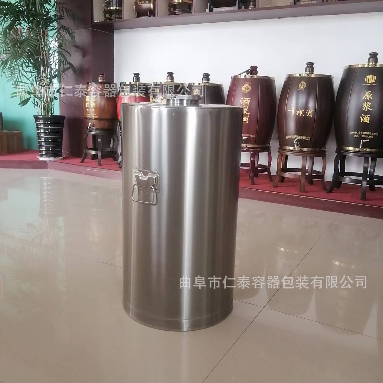 不锈钢酒桶，酒厂使用的不锈钢周转桶，温州不锈钢酒桶生产厂家
