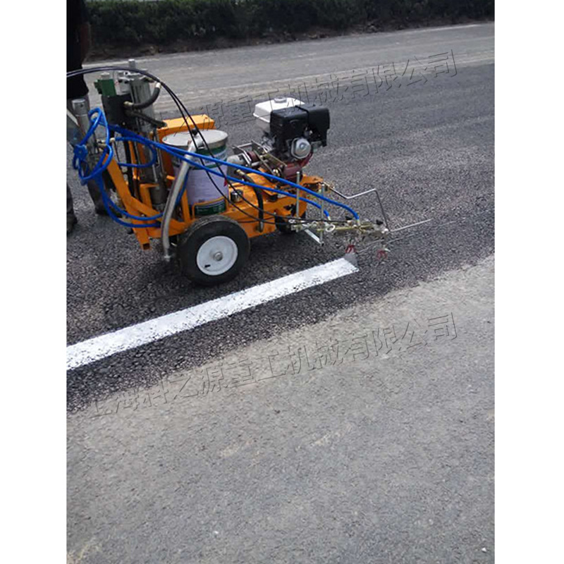 小型热熔划线一体机 无极变速式标线设备 小区路面车库划线机械