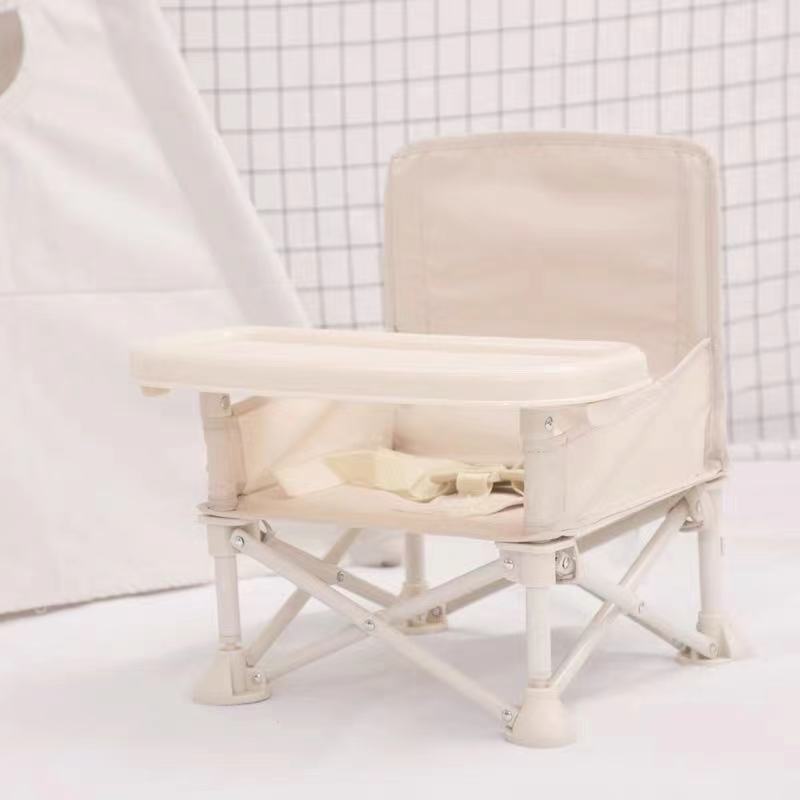 Baby Dining Chair with Foldable Backrest, Low Children's Outdoor Picnic Chair for Photo Taking, Portable Baby Learning to Sit on a Small Chair