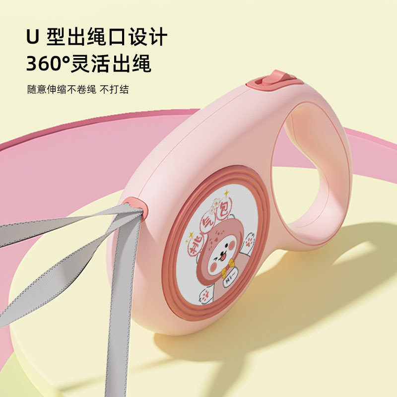 Tracción telescópica automática para mascotas transfronterizas, correas resistentes a prueba de explosiones, correas de tracción para perros grandes, medianos y pequeños, correas de tracción para gatos al por mayor