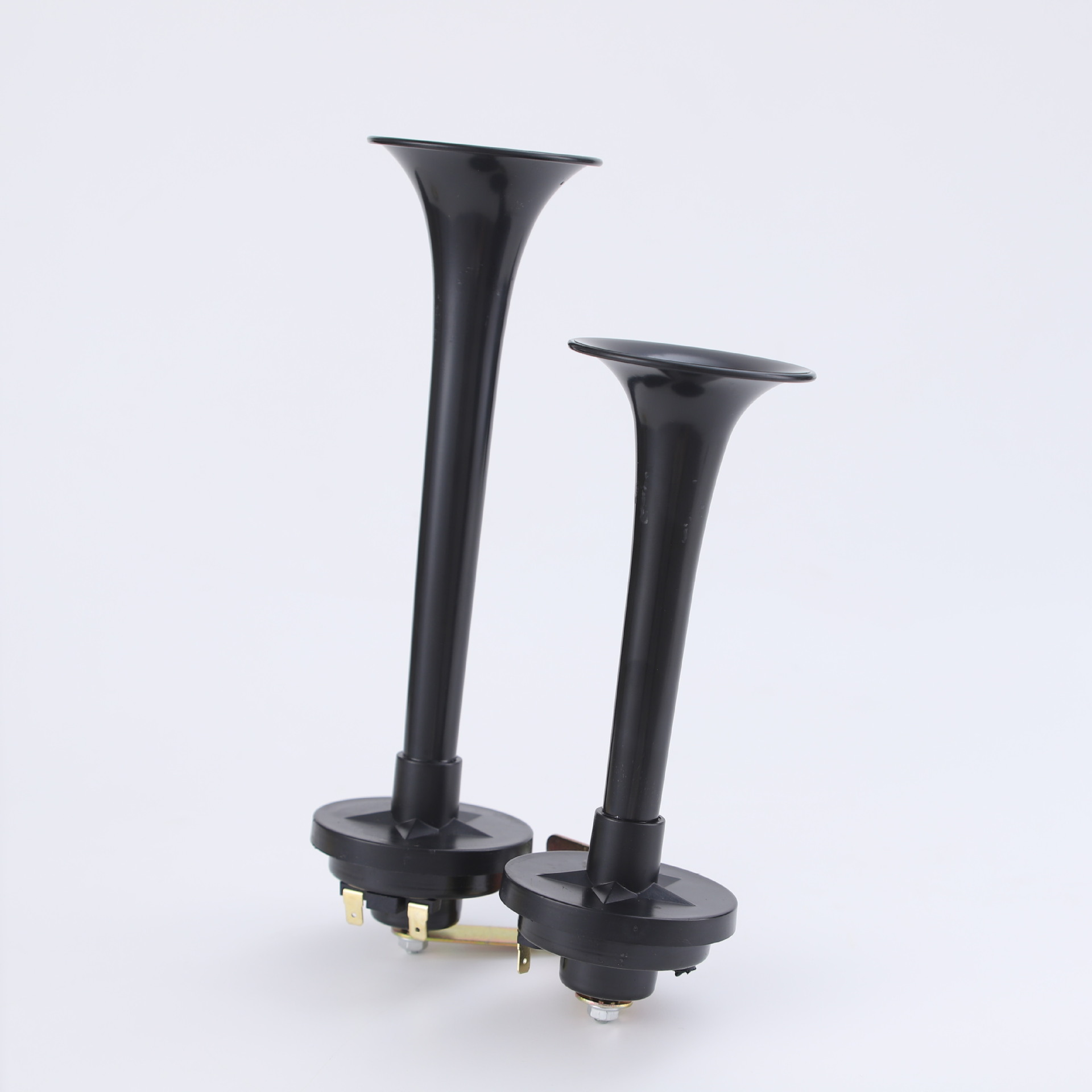 Electric horn, car horn, 12v super loud modified horn for large trucks, 24v motorcycle and electric vehicle horn, others