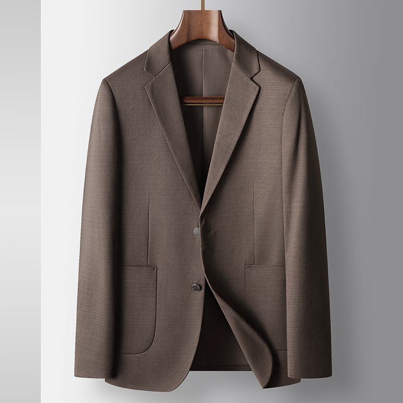 Men's casual suit 2025 spring and autumn light luxury business…