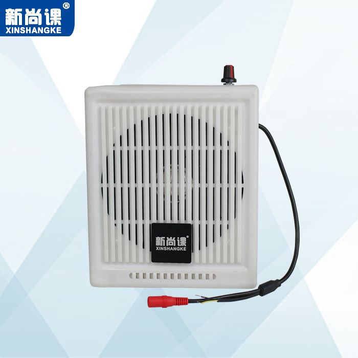 Cámara de monitoreo de altavoces de pared activa con amplificador de potencia especial 12V intercomunicador de techo para tiendas de radiodifusión de sonido