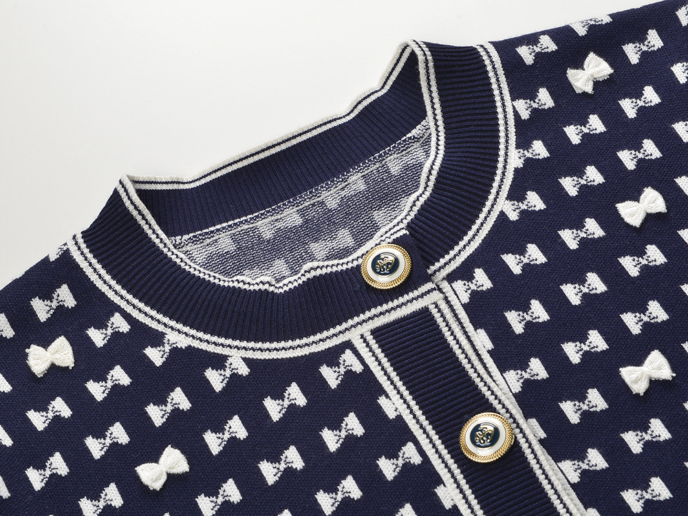 Abito senza maniche con scollo rotondo e stampa a fiocco da donna_voghion.com