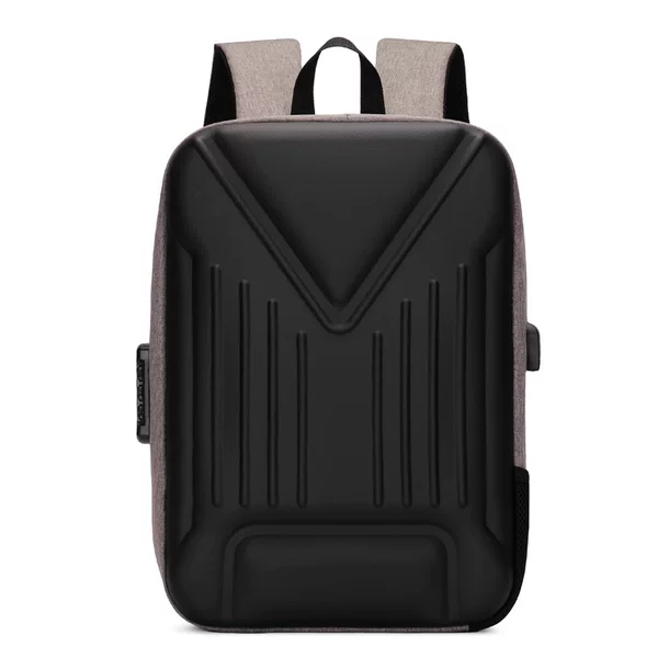 Shaping hard shell computer backpack men's fashion high school student schoolbag shaping British business backpack men's customized printing
