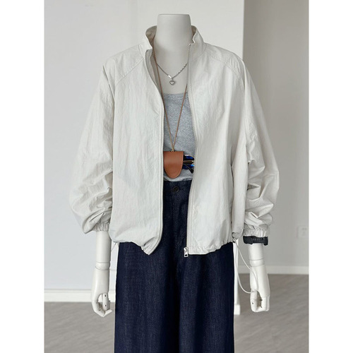 Korean sun protection clothing for women, thin popular style jackets, casual jackets, spring and summer outdoor casual versatile sports jackets for women