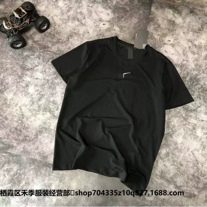 Маленькая футболка с короткими рукавами и вышивкой крючком из чистого хлопка для мужчин и женщин, свободные парные белые модные топы с половиной рукавов, универсальные для студентов