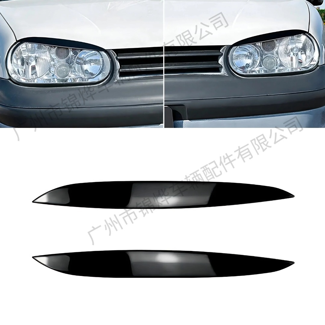 Suitable for 1997-2005 Volkswagen Golf 4 Golf Mk4 Modified Headlight Eyebrow Appearance Decorative Strip Sticker