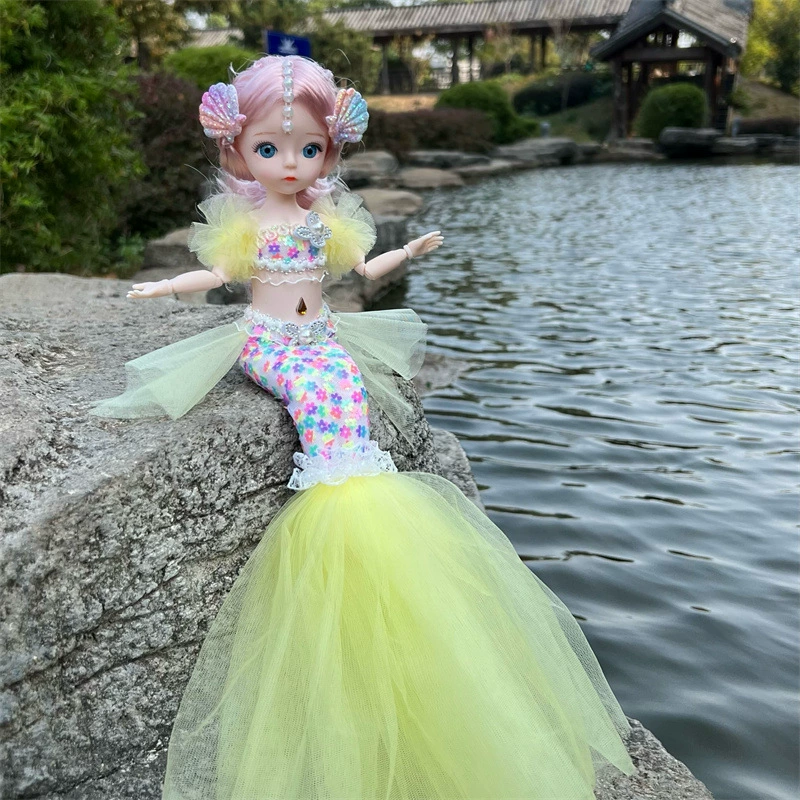 Doll, children's toy, 12 inch, mermaid, Birthday gift