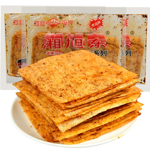 Xiangxidong Hot and Spicy Strips - Hunan Specialty, Childhood Hand-Torn Nostalgic Dry and Spicy Snacks, Xiangxidong Traditional Large Spicy Strips