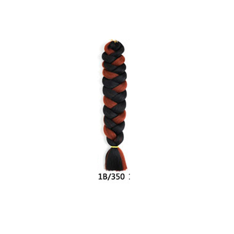 165g Fibra química Jacques Trenza grande Jumbo Outre Braid Hair Peluca Trenza sucia africana Trenza torcida