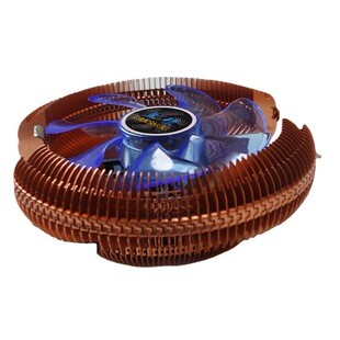Lanshuo Golden Dragon Edition Amd Multi-Platform Cpu Cooler Fan Copper Color with Light Radiator Manufacturer Cross-Border