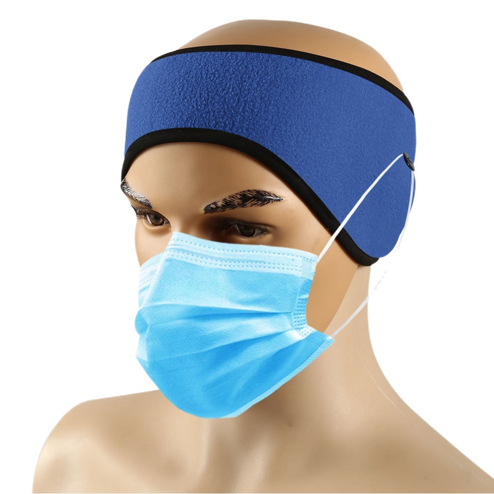 Amazing Run Winter Warm Headband Fleece Fitness Wide-Brimmed Ear Protection Thickened Fleece Sports Headband