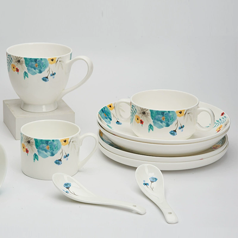 Ceramic tableware for home use, wineglass, set, wholesale