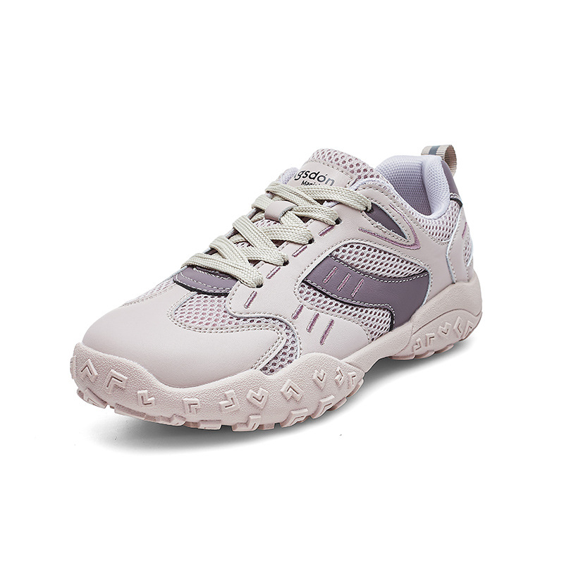 Augu Lion Dengde zapatos de entrenamiento para mujeres 2025 nuevo otoño invierno púrpura zapatos casuales de dopamina estilo de ballet con zapatos de vello