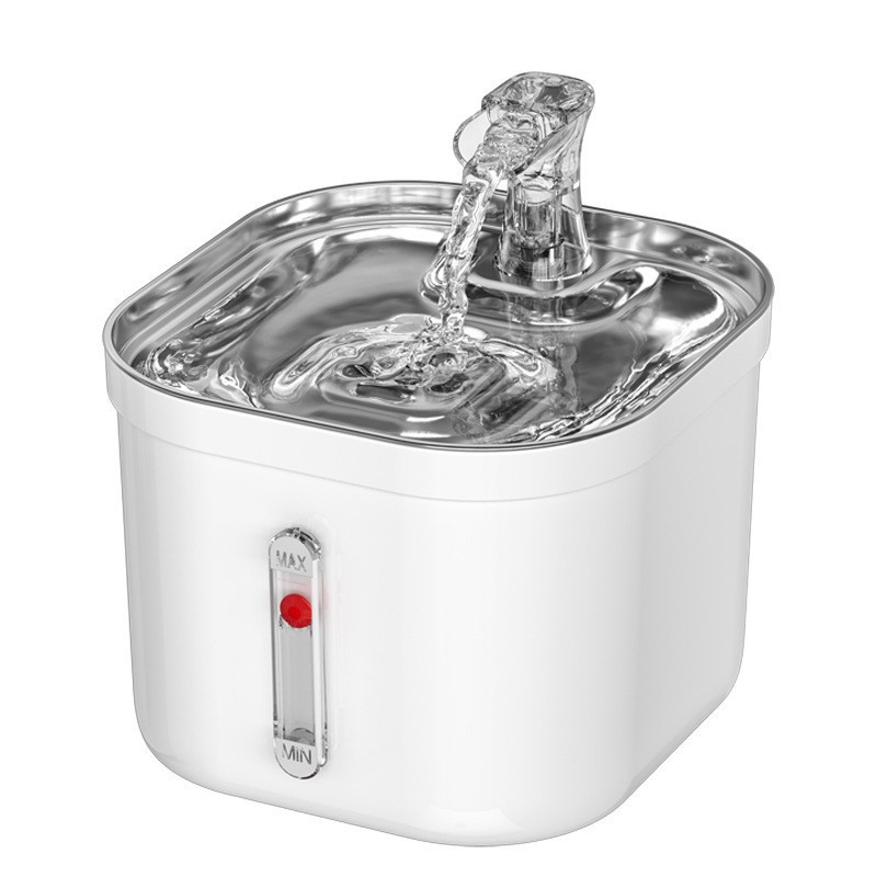 Nuevo acero inoxidable transfronterizo gatos beber agua automática de circulación de agua corriente mascota agua potable inteligente gatos y perros beber tazón de agua