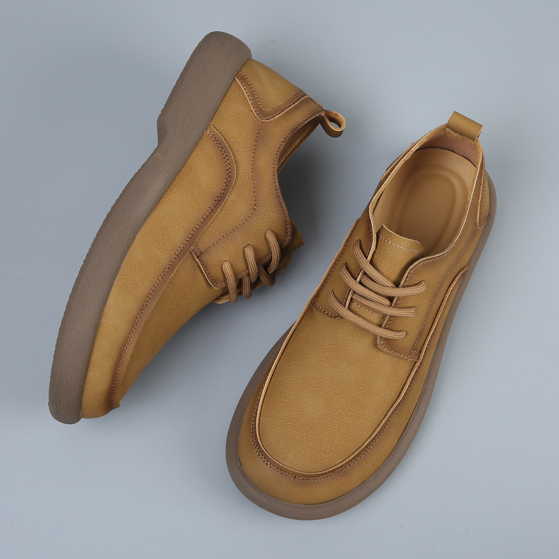 Men's fashionable breathable retro comfortable shoes English style