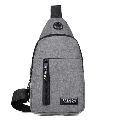 Cross-border new men's chest bag, Oxford cloth, multifunctional sports outdoor casual shoulder backpack, cross-body bag, men's bag