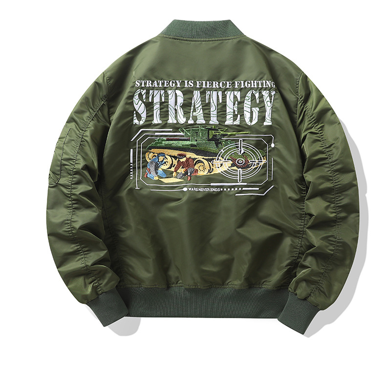 Men's Jacket Pilot Style Workwear Trendy Brand For Men_voghion.com