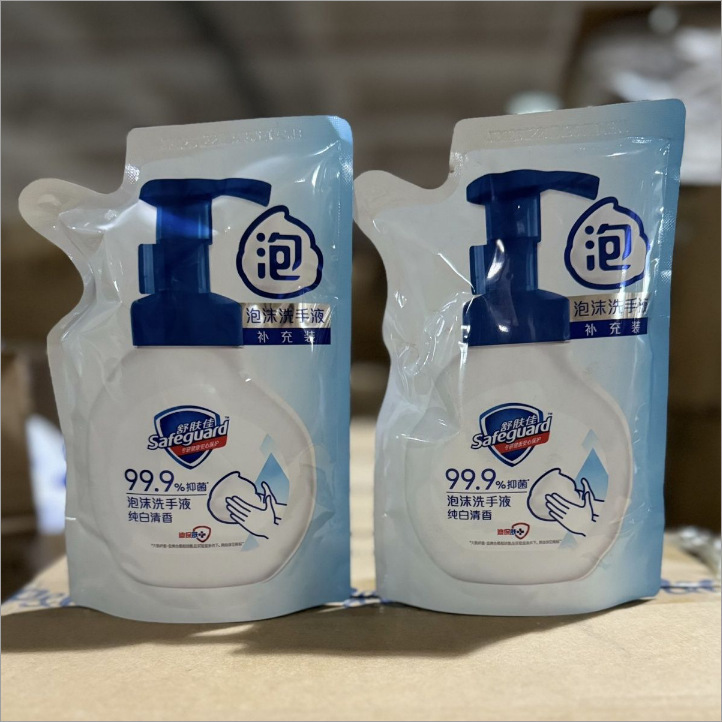 Shufujia Foaming Hand Sanitizer 200ml Pure White Fragrance Type Bag Refill for Home Use