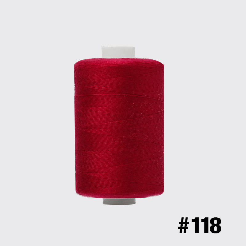 1000 yardas de hilo de poliéster de alta velocidad combinación de colores hogar hilo de coser mano hilo pequeño hilo fino dos hilos 402 hilo de coser
