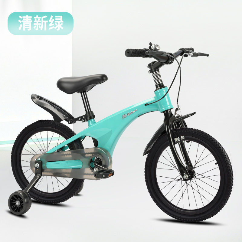 Bicicleta infantil de aleación de magnesio nueva para niños y niñas de 2-3-5-7-9 años, bicicleta para bebés de 14/16/18 pulgadas