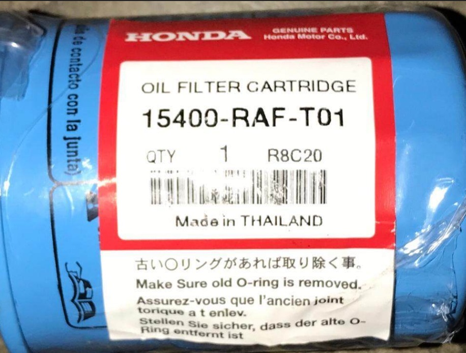 15400RAF-T01 Oil Filter Element 15400-RTA-003 Oil Filter 15400-PLC-004