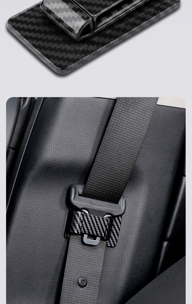 Car seat belt anti-wear limiter adhesive-type adjustment fixing clip car interior supplies anti-collision abnormal sound stabilizer