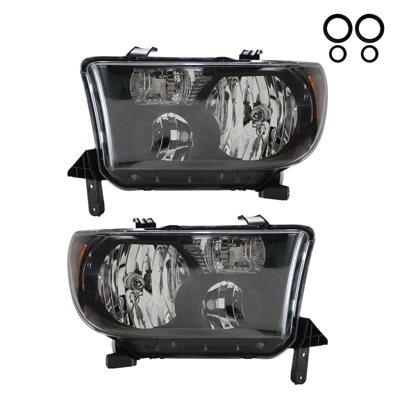 Es aplicable a 2007 - 2013 Toyota Tundra, faro americano, semieconjunto original del vehículo Tantu, modelo negro