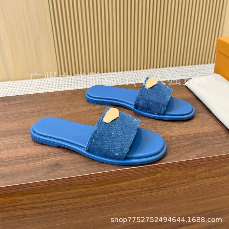 25 Foreign Trade New European and American Women's plus size Middle East Dubai Russia Holland Denim Flat Bottom